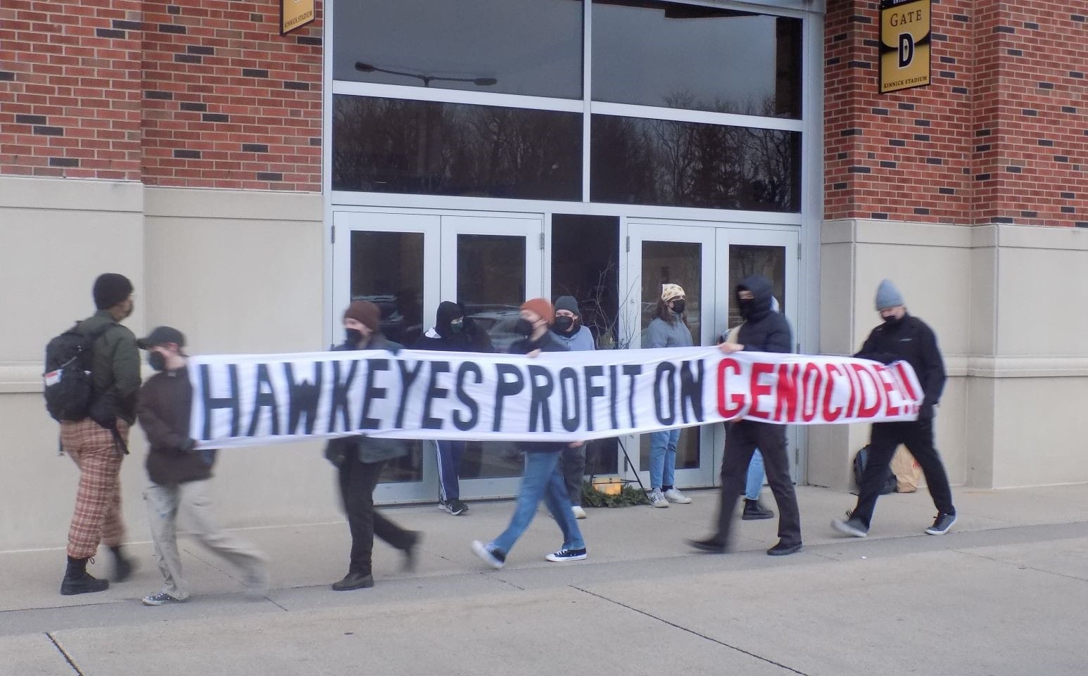 Iowa City Community Members Demand a Ceasefire in Palestine