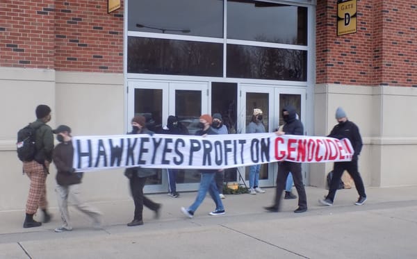 Iowa City Community Members Demand a Ceasefire in Palestine